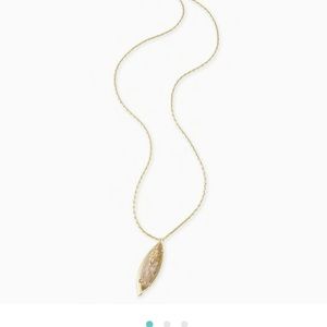 KENDRA SCOTT- Brown, crackle, Milla  necklace